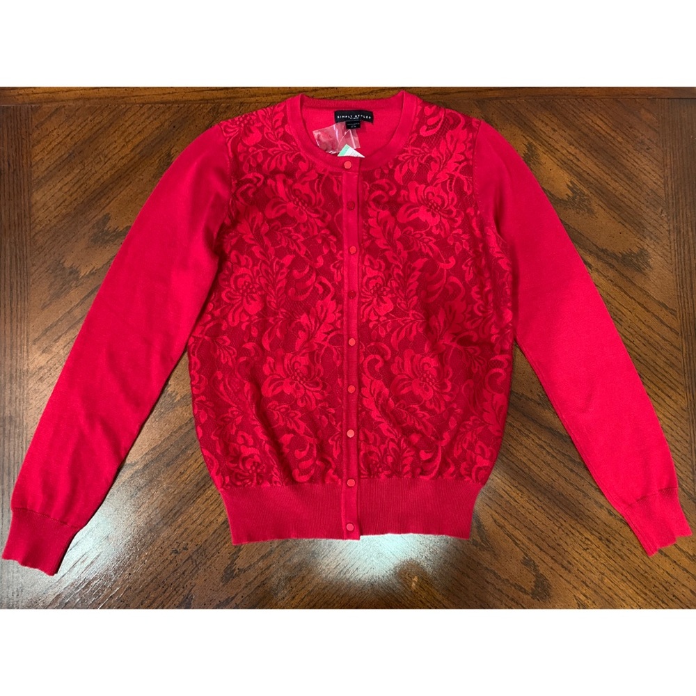 Simply Styled by Sears red sweater